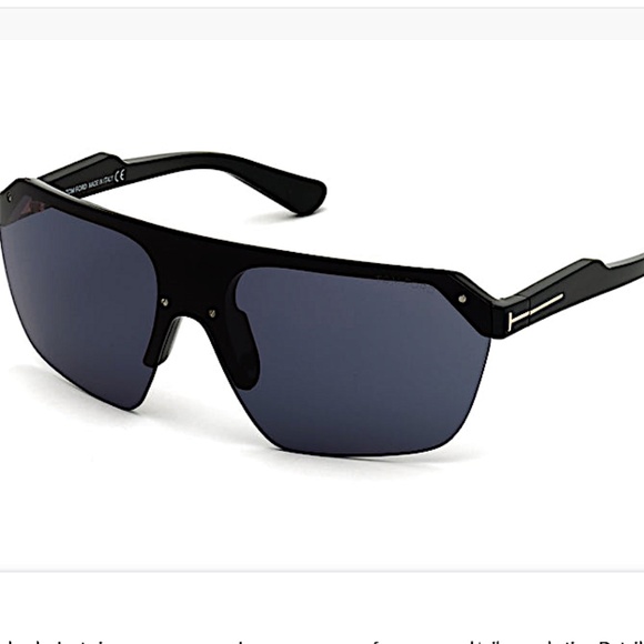 TOM FORD  Razor Half-Rim Shield unisex Sunglasses main image 6